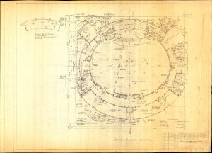 Founders blueprints made by Architect Paul Williams